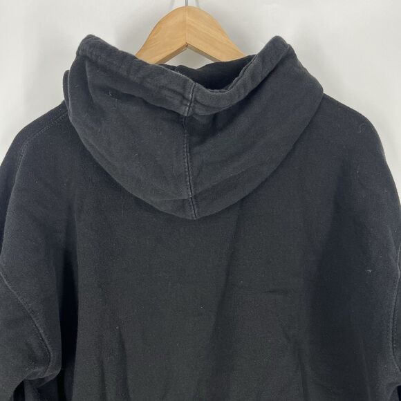 AJR Hoodie Size XL Black Flaming Dancing Bear Graphic 2021 Tour Sweatshirt - Picture 6 of 6